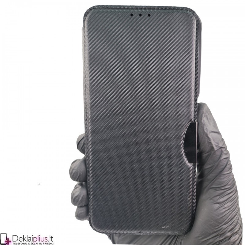 Razor Carbon atverčiamas dėklas - juodas (Xiaomi Poco X5 5G/Redmi Note 12 5G) Razor Carbon atverčiamas dėklas - juodas (Xiaomi Poco X5 5G/Redmi Note 12 5G)